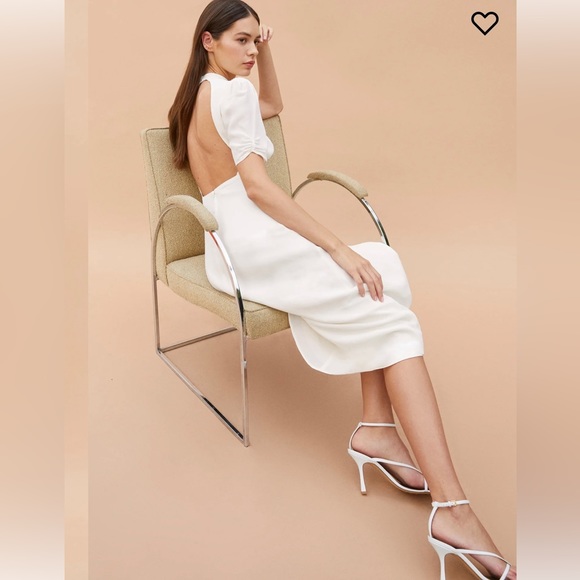 NWT Reformation Dusk Dress Ivory - Picture 9 of 16